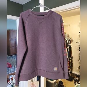 Carhartt Purple Crewneck Sweatshirt